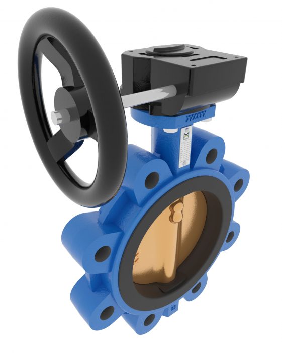 Butterfly Valve L DN350 JIS 5K
