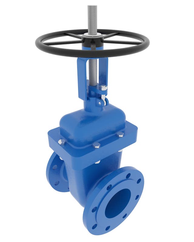 Product image of GATE VALVE RISING FLANGED, WITH DRAIN PLUG, GS-C25/AISI410