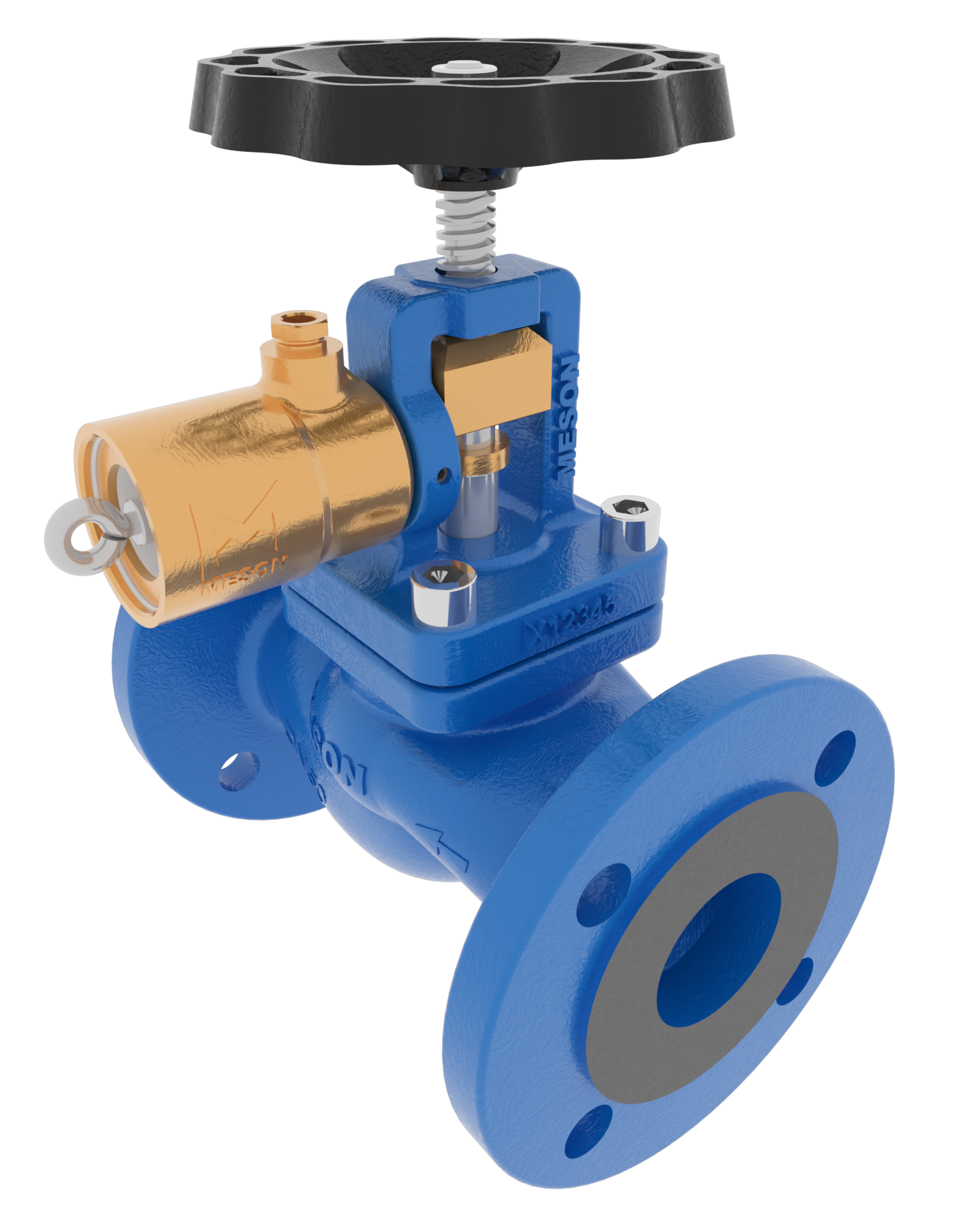 Product image of QUICK CLOSING VALVE STRAIGHT, WITHOUT SPRING, GGG40/AISI304