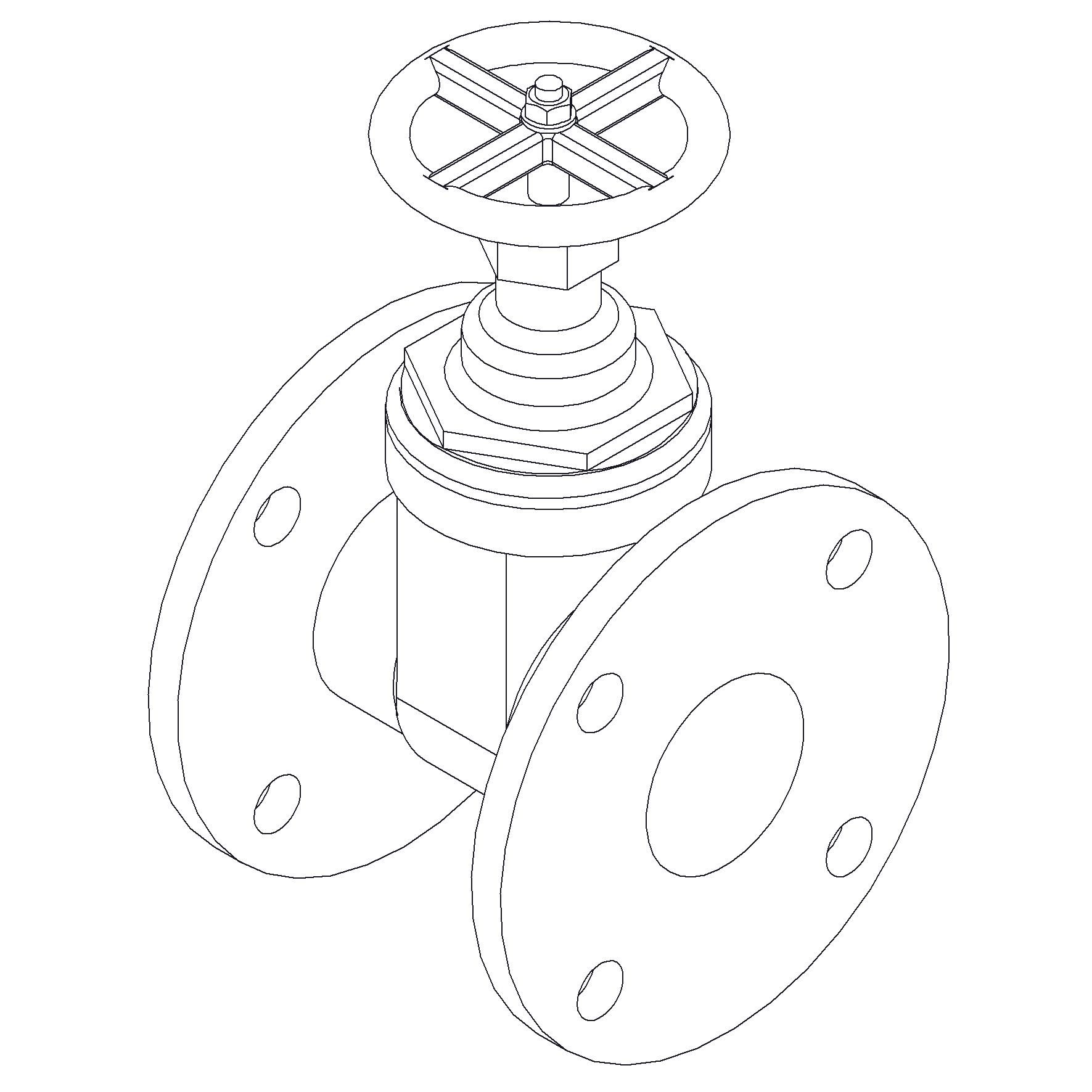 Product image of GATE VALVE NON-RISING FLANGED, RG7/RG5