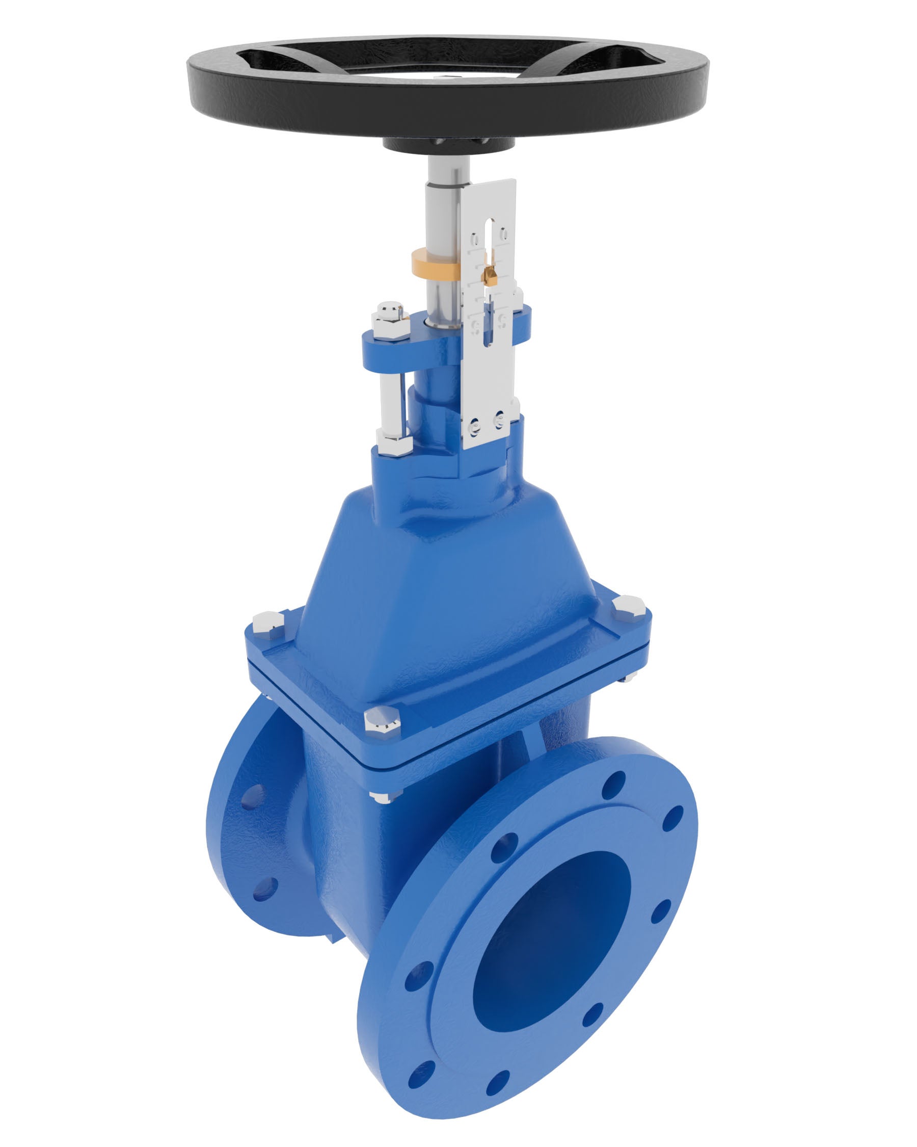Product image of GATE VALVE NON-RISING INDICATOR FLANGED SHORT TYPE F4, GGG40/RG5