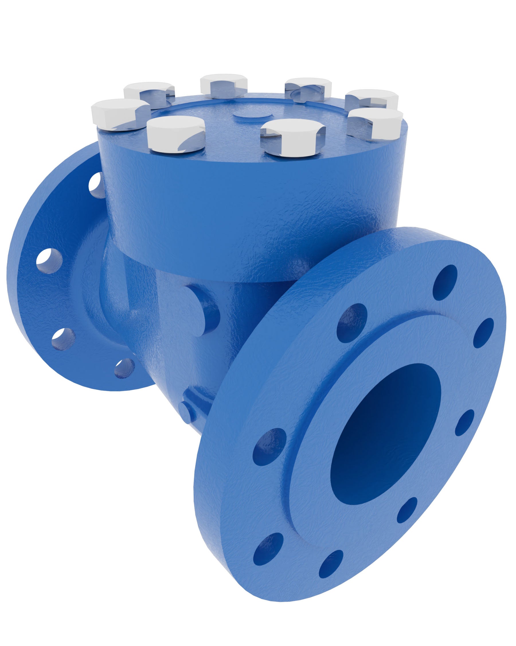 Product image of SWING CHECK VALVE FLANGED, GGG40.3/RG5/NBR