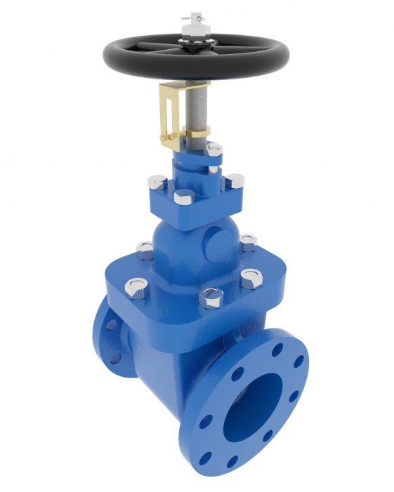 Gate valve, knife valve